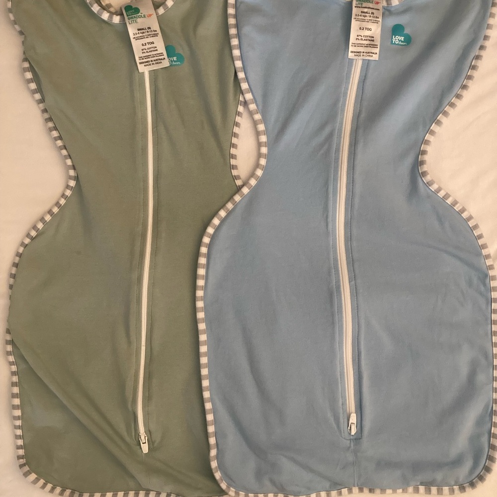 Love to Dream 0.2 Tog Swaddles - Bundle Size Small
